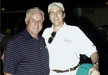 Coach Don Shula & Clay at The Vanderbilt Children's Hospital Celebrity Golf Tournament